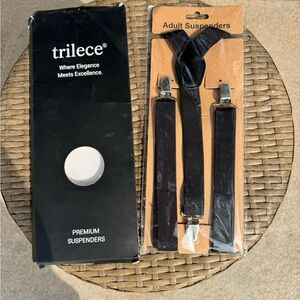 Trilece, Black, Adult Suspenders